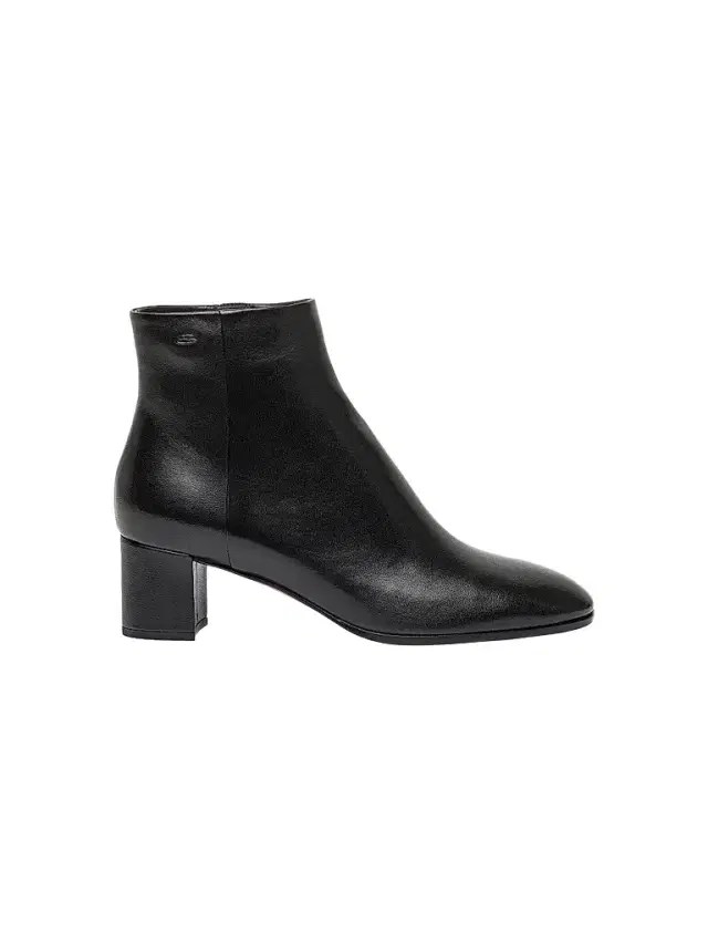 Santoni Women's 50MM Side-Zip Leather Booties - Black