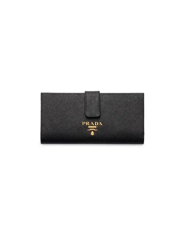 Prada Women's  Saffiano Leather Wallet - Black