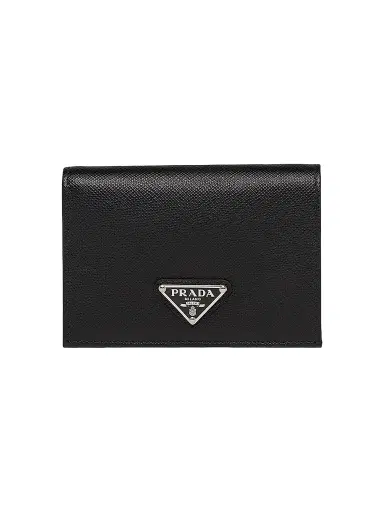 Prada Women's Saffiano Leather Wallet - Black | Thumbnail 1