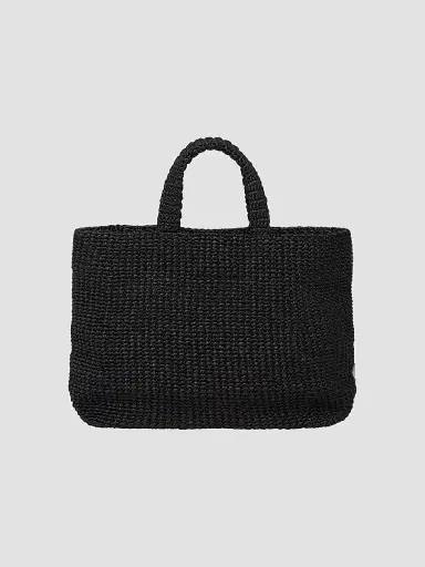 Prada Women's Raffia Tote Bag | Thumbnail 4 Prada Women's Raffia Tote Bag | Thumbnail 4