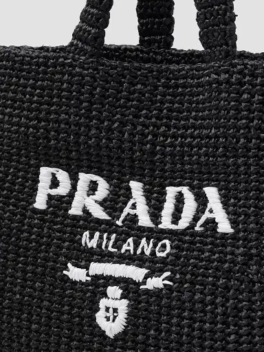 Prada Women's Raffia Tote Bag | Thumbnail 6 Prada Women's Raffia Tote Bag | Thumbnail 6