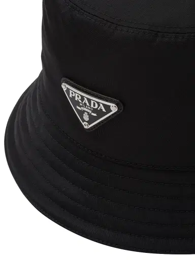 Prada Men's Re-Nylon Bucket Hat - Black - Size XXL | Thumbnail 4 Prada Men's Re-Nylon Bucket Hat - Black - Size XXL | Thumbnail 4