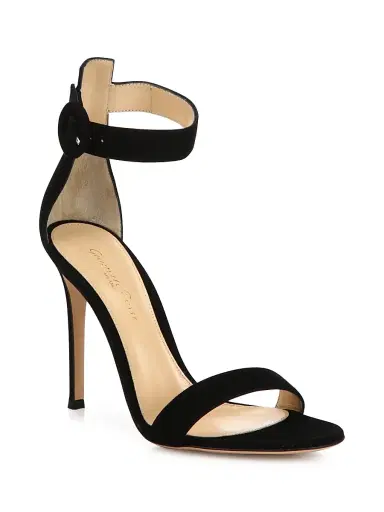 Gianvito Rossi Women's Portofino Suede Sandals | Thumbnail 1