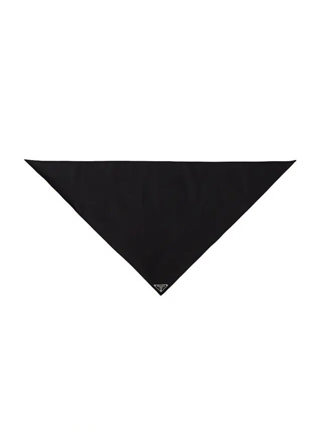 Prada Men's Re-Nylon Foulard Scarf - Black