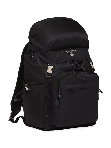 Prada Men's Re-Nylon and Saffiano Leather Backpack - Black - Size 0 | Thumbnail 3 Prada Men's Re-Nylon and Saffiano Leather Backpack - Black - Size 0 | Thumbnail 3