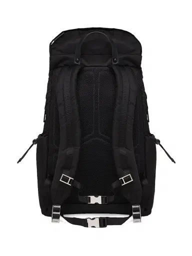 Prada Men's Re-Nylon and Saffiano Leather Backpack - Black - Size 0 | Thumbnail 4 Prada Men's Re-Nylon and Saffiano Leather Backpack - Black - Size 0 | Thumbnail 4