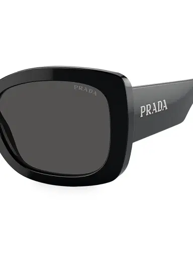 Prada Women's 57MM Square Sunglasses - Black | Thumbnail 3