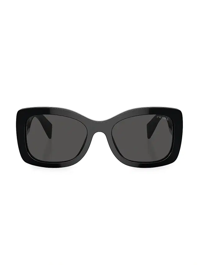 Prada Women's 57MM Square Sunglasses - Black