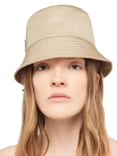 Prada Women's Re-Nylon Bucket Hat - Beige Khaki - Size Small | Thumbnail 2