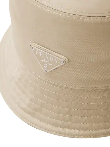 Prada Women's Re-Nylon Bucket Hat - Beige Khaki - Size Small | Thumbnail 4