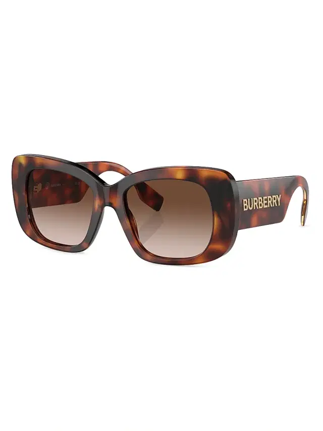Women's 58MM Square Sunglasses - Light Havana