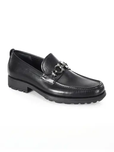 Ferragamo Men's David Gancini Bit Leather Loafers | Thumbnail 2 Ferragamo Men's David Gancini Bit Leather Loafers | Thumbnail 2