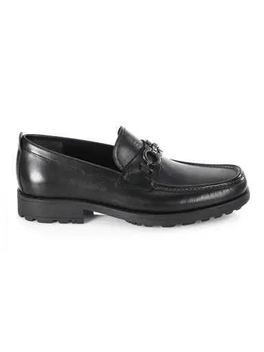 Ferragamo Men's David Gancini Bit Leather Loafers | Thumbnail 1 Ferragamo Men's David Gancini Bit Leather Loafers | Thumbnail 1
