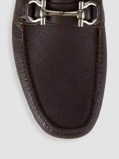 Ferragamo Men's Parigi New Driver Loafers - Brown - Size 13 | Thumbnail 4 Ferragamo Men's Parigi New Driver Loafers - Brown - Size 13 | Thumbnail 4