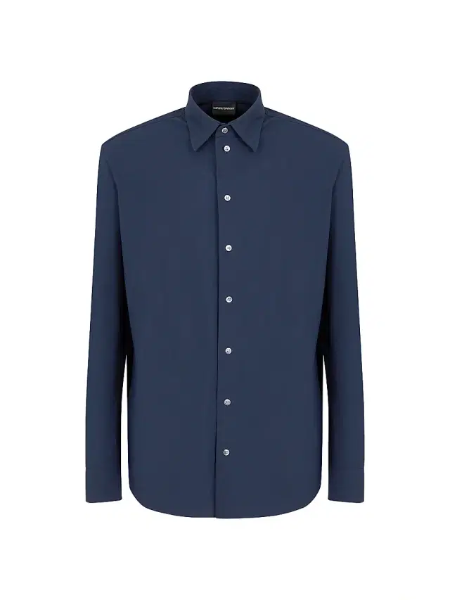 Emporio Armani Men's Stretch Button-Front Shirt