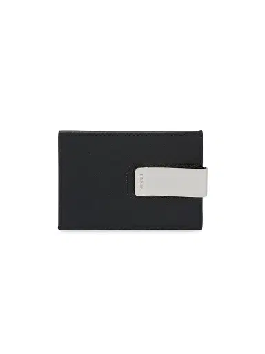 Prada Men's Saffiano Leather Card Holder - Black | Thumbnail 3