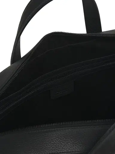 FERRAGAMO Men's Twins Leather Shoulder Bag - Nero | Thumbnail 5 FERRAGAMO Men's Twins Leather Shoulder Bag - Nero | Thumbnail 5