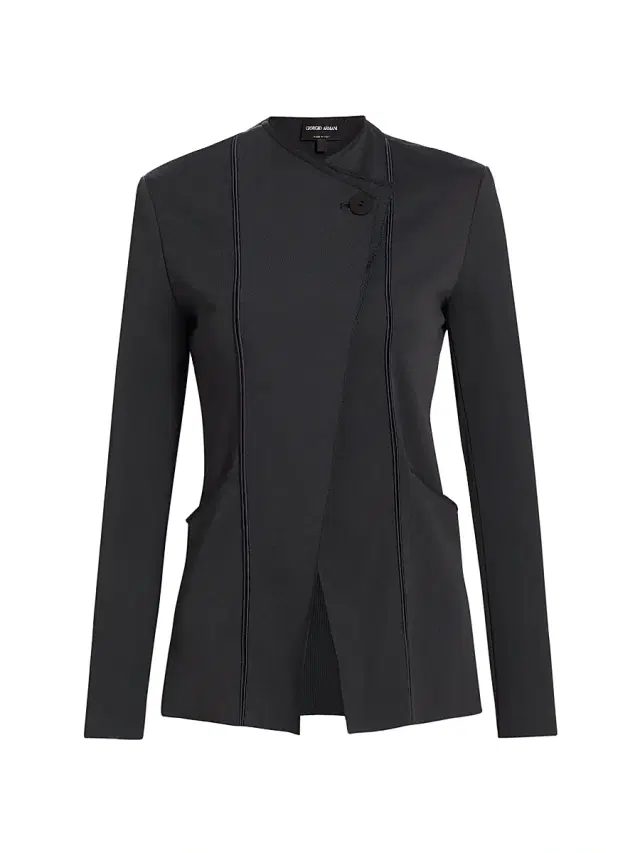 Giorgio Armani Women's Double Stitch Jacket - Black