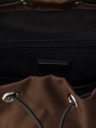Prada Men's Re-Nylon and Saffiano Leather Backpack - Black | Thumbnail 11 Prada Men's Re-Nylon and Saffiano Leather Backpack - Black | Thumbnail 11