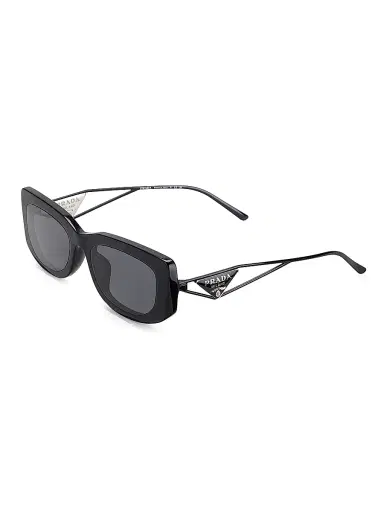 Prada Women's 53MM Rectangle Sunglasses - Black | Thumbnail 2 Prada Women's 53MM Rectangle Sunglasses - Black | Thumbnail 2