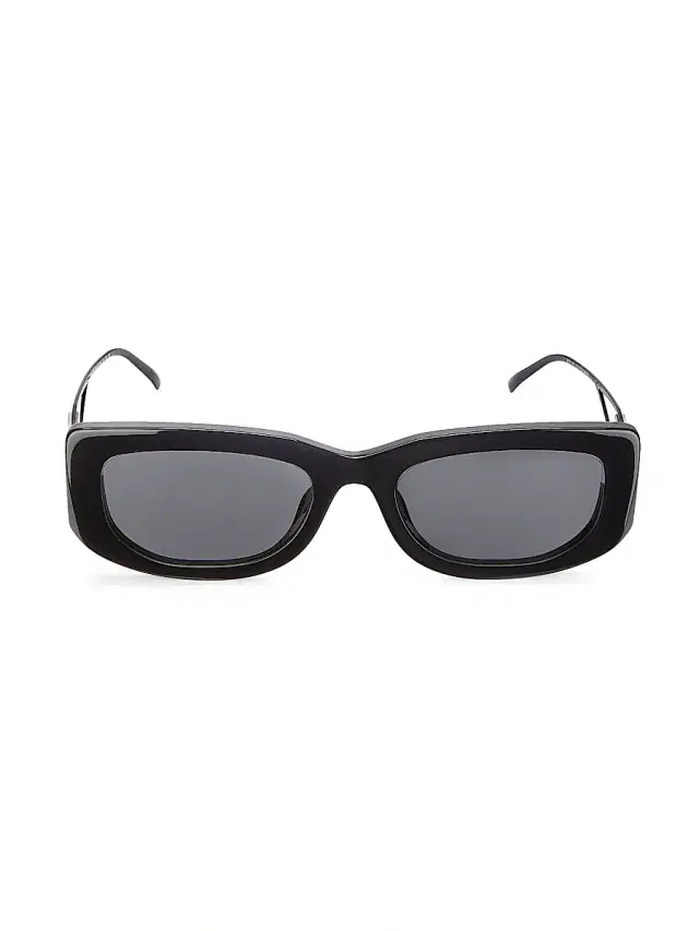 Prada Women's 53MM Rectangle Sunglasses - Black