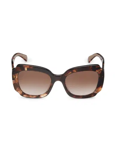 Prada Women's 52MM Square Sunglasses - Havana | Thumbnail 4 Prada Women's 52MM Square Sunglasses - Havana | Thumbnail 4