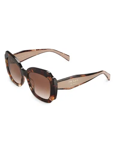 Prada Women's 52MM Square Sunglasses - Havana | Thumbnail 1 Prada Women's 52MM Square Sunglasses - Havana | Thumbnail 1