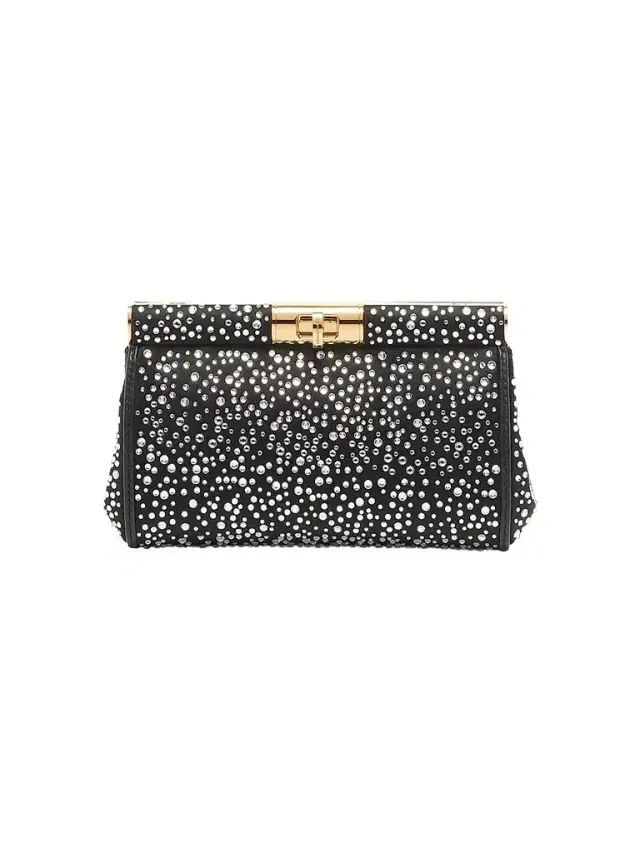 Dolce & Gabbana Women's  Marlene Crystal-Embellished Shoulder Bag - Crystal Nero