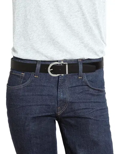 Ferragamo Men's Gancio Buckle Adjustable Cut-to | Thumbnail 2 Ferragamo Men's Gancio Buckle Adjustable Cut-to | Thumbnail 2