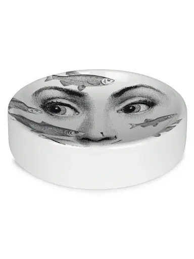 FORNASETTI Posacenere Rotondo Tema e Variazioni Ashtray | Thumbnail 2