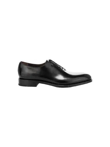 Ferragamo Men's Angiolo Lace-Up Leather Dress Shoes - Nero - Size 13 | Thumbnail 1