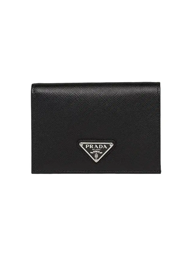 Women's  Saffiano Leather Wallet - Black