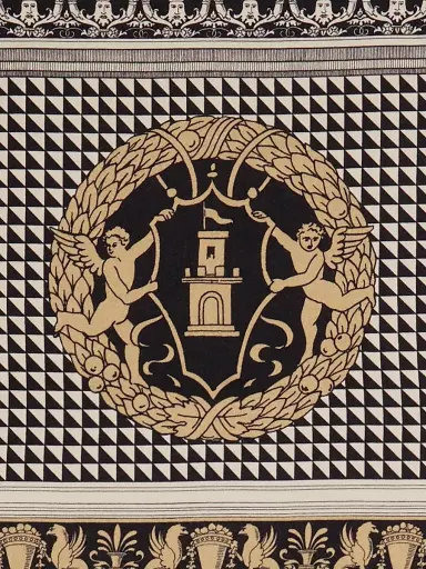 FORNASETTI Facciata Quattrocentesca Throw Blanket | Thumbnail 2