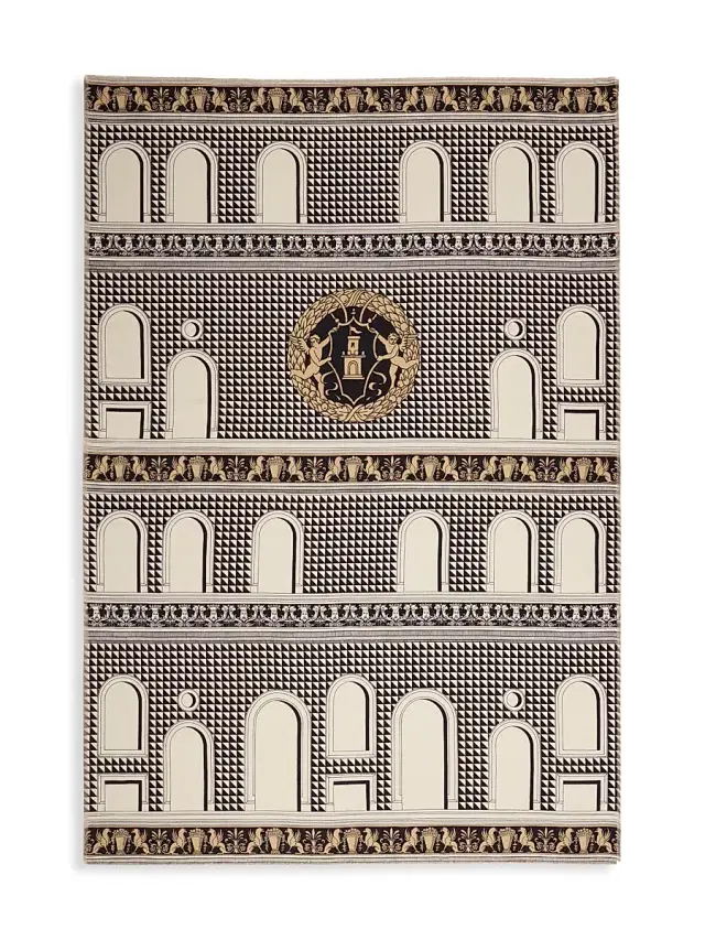 FORNASETTI Facciata Quattrocentesca Throw Blanket