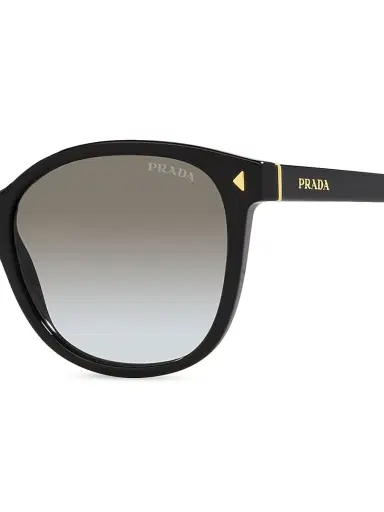 Prada Women's 53MM Round Sunglasses - Black | Thumbnail 3
