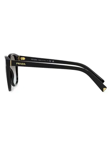 Prada Women's 53MM Round Sunglasses - Black | Thumbnail 5