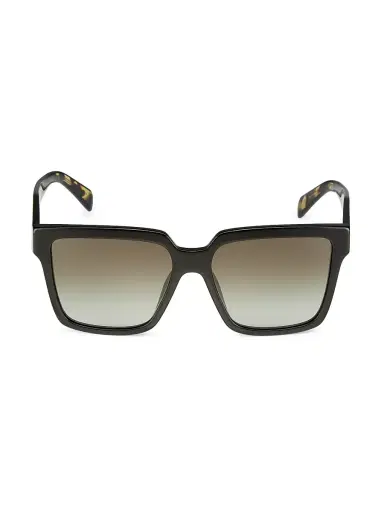 Prada Women's 56MM Square Sunglasses - Black Havana Gradient | Thumbnail 1