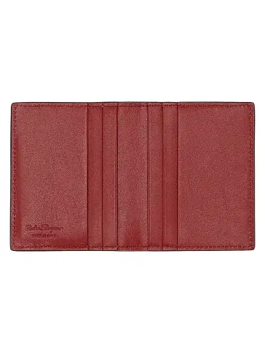 Ferragamo Men's Revival Gancini Logo Card Case | Thumbnail 2 Ferragamo Men's Revival Gancini Logo Card Case | Thumbnail 2