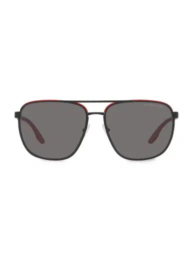 Prada Linea Rossa Men's 62MM Metal Pilot Sunglasses - Black Red | Thumbnail 2 Prada Linea Rossa Men's 62MM Metal Pilot Sunglasses - Black Red | Thumbnail 2