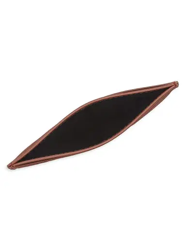 FERRAGAMO Men's Florence Leather Card Holder - New Cognac Nero | Thumbnail 2 FERRAGAMO Men's Florence Leather Card Holder - New Cognac Nero | Thumbnail 2