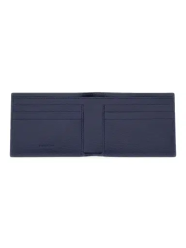 Ferragamo Men's Florence Leather Card Holder - Midnight Nero | Thumbnail 2 Ferragamo Men's Florence Leather Card Holder - Midnight Nero | Thumbnail 2