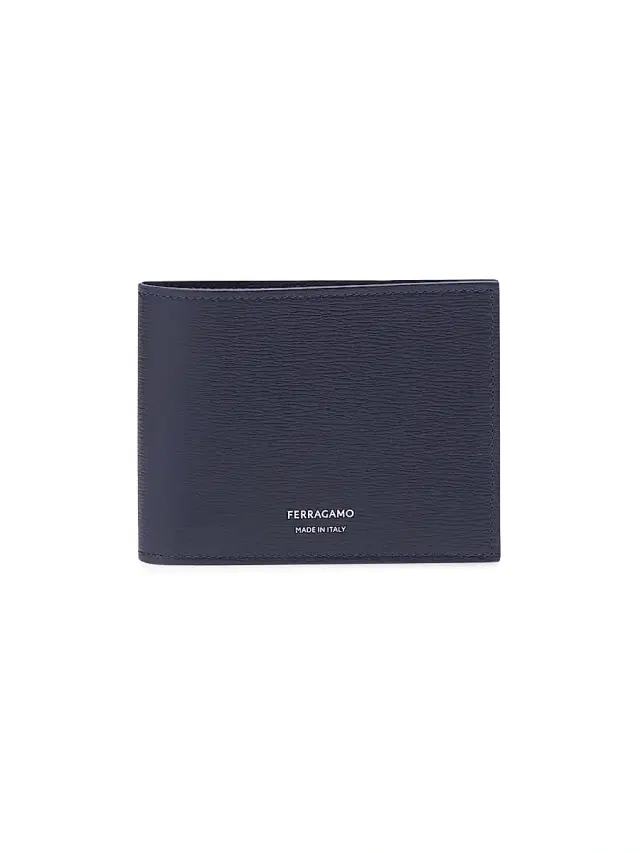 Men's Florence Leather Card Holder - Midnight Nero Men's Florence Leather Card Holder - Midnight Nero