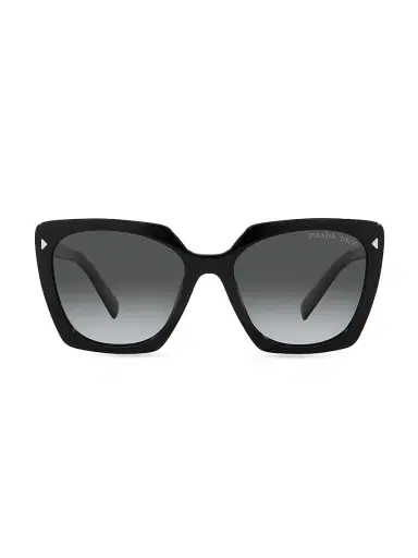 Prada Women's 47MM Square Sunglasses - Black | Thumbnail 2