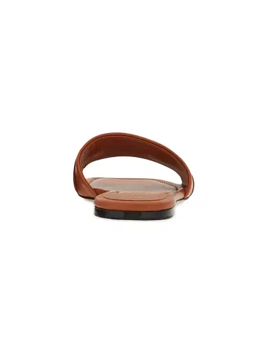 FERRAGAMO Women's Leah Leather Gancini Sandals - Tan | Thumbnail 3 FERRAGAMO Women's Leah Leather Gancini Sandals - Tan | Thumbnail 3