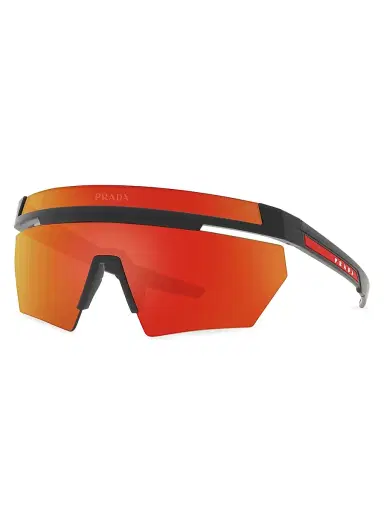 Prada Linea Rossa Men's 60MM Shield Sunglasses | Thumbnail 2 Prada Linea Rossa Men's 60MM Shield Sunglasses | Thumbnail 2