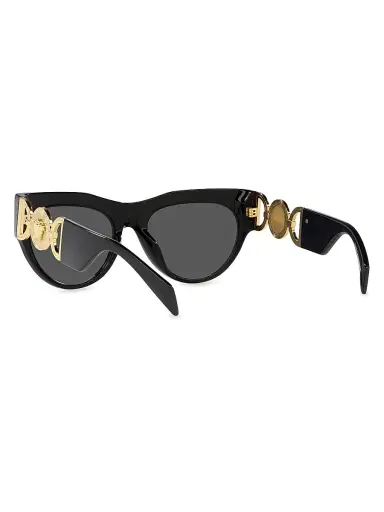 Versace Women's 56MM Cat-Eye Sunglasses - Black | Thumbnail 5 Versace Women's 56MM Cat-Eye Sunglasses - Black | Thumbnail 5