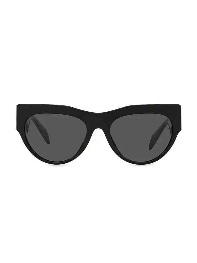 Versace Women's 56MM Cat-Eye Sunglasses - Black