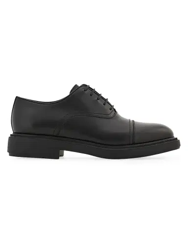 FERRAGAMO Men's Camden Leather Lace-Up Shoes - Nero | Thumbnail 1 FERRAGAMO Men's Camden Leather Lace-Up Shoes - Nero | Thumbnail 1