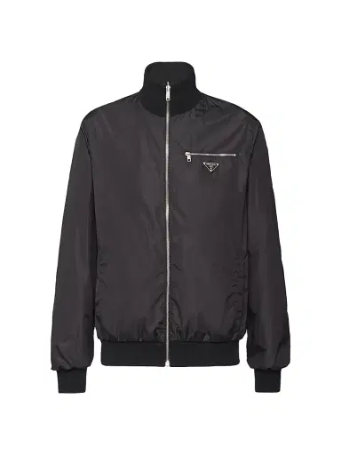Prada Men's Reversible Wool And Nylon Jacket - Black - Size 34 | Thumbnail 1 Prada Men's Reversible Wool And Nylon Jacket - Black - Size 34 | Thumbnail 1