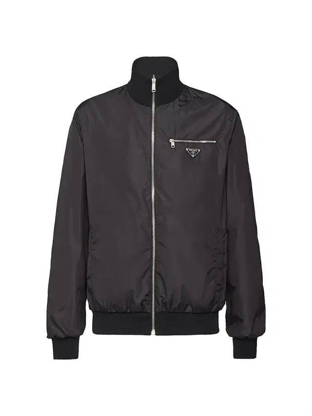 Prada Men's Reversible Wool And Nylon Jacket - Black